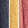Navy/Ochre/Rust Ribbed