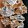 Clear Crystal Gold Tone