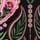 Black/Pink Paisley