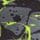 Black/Green Splat