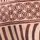 Rust Brown Geometric Print