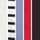 Bleu marine/Bleu/Rouge/Cream/Navy&White Rayure