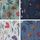 Blue/White/Green Floral