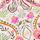 Cream/Pink Paisley Whipstitch