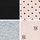 Wit/huidskleur/roze/zwart/grijs