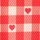 Red Gingham Heart