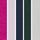 Roze/paars/blauw/groen/grijs
