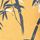 Black Bamboo on Golden Glow Velvet