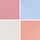 Cream / Apricot / Blush / Blue