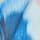 Blue Floral Print Ombre