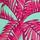 Aqua Blue and Pink Tropical Print