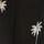 Black Palm Tree Embroidered