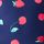 Navy Fruit Print