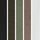 Creme/Marrom Taupe/Verde Claro/Cáqui/Preto