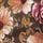 Brown/Pink Vintage Floral Print