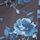 Black and Blue Floral