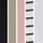 Black/Neutral/Blush Pink/Cream/Stripe