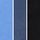 Black/Mid Blue/Light Blue
