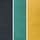Teal/Navy/Ochre