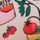 Cream/Red Pomodoro Tomato Print