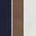 Navy/Cream/Brown