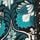 Blue Paisley Print