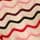 Cream Wavy Rainbow Stripe