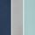 Navy Blue/Grey/Green