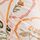 Ecru/Peach Floral