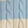 Cream & Blue Striped