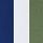 Green Blue Navy White Badge