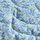 Blue Ditsy Floral Scallop
