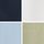 White / Green / Navy / Blue