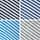 Blue/Grey/Neutral Stripe Fish