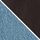 Mid Blue / Chocolate Brown