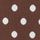 Chocolate Brown Polka Dot