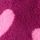 Pink Heart Printed Hooded