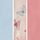 Rose/bleu/Crème papillon