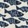 Cream/Navy Blue Sardine