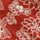 Rust Brown Floral Embroidery