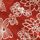 Rust Brown Floral Embroidery