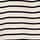 Cream/Black Stripe