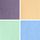Green/Blue/Yellow/Purple