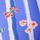 Blue Floral Stripe