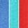 Coral/Aqua/Navy