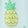 Bright Green Pineapple