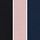 Roze/zwart/marineblauw