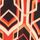 Rot/Orange, geometrisches Muster