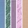 Blauw/groen/paars/roze/huidskleur