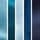 Jacquard-Bund, Blau